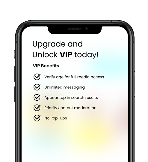 phone with image of VIP features